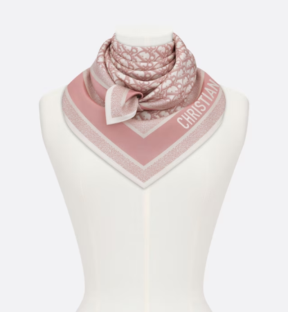 DIOR OBLIQUE DIORTWIN 90 SQUARE SCARF